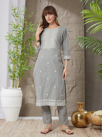 Magnificent Handloom Cotton Weaving Suit Set