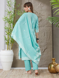 Very Pretty Handloom Cotton Weaving Suit Set