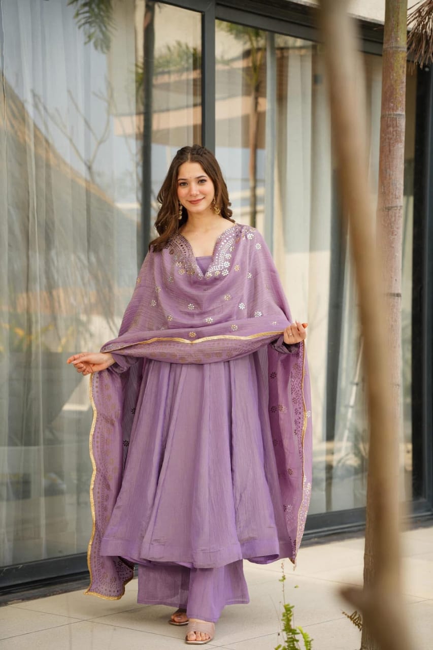 Onira Grace Chinon Suit Set