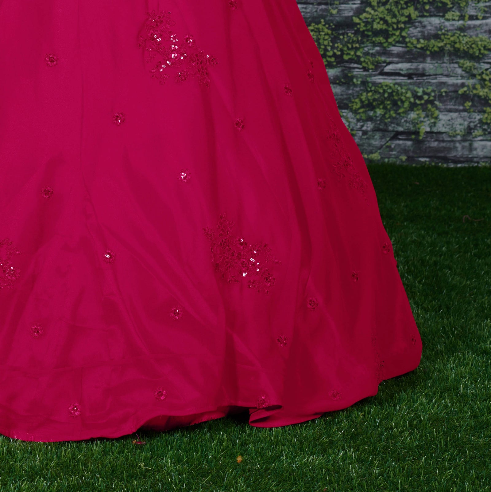 Rani Pink Sequin Embroidered Designer Lehenga Choli Set