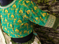 Ivory Floral Art Silk Designer Lehenga Choli