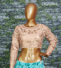 Celestial Petals Organza Designer Lehenga Choli Set