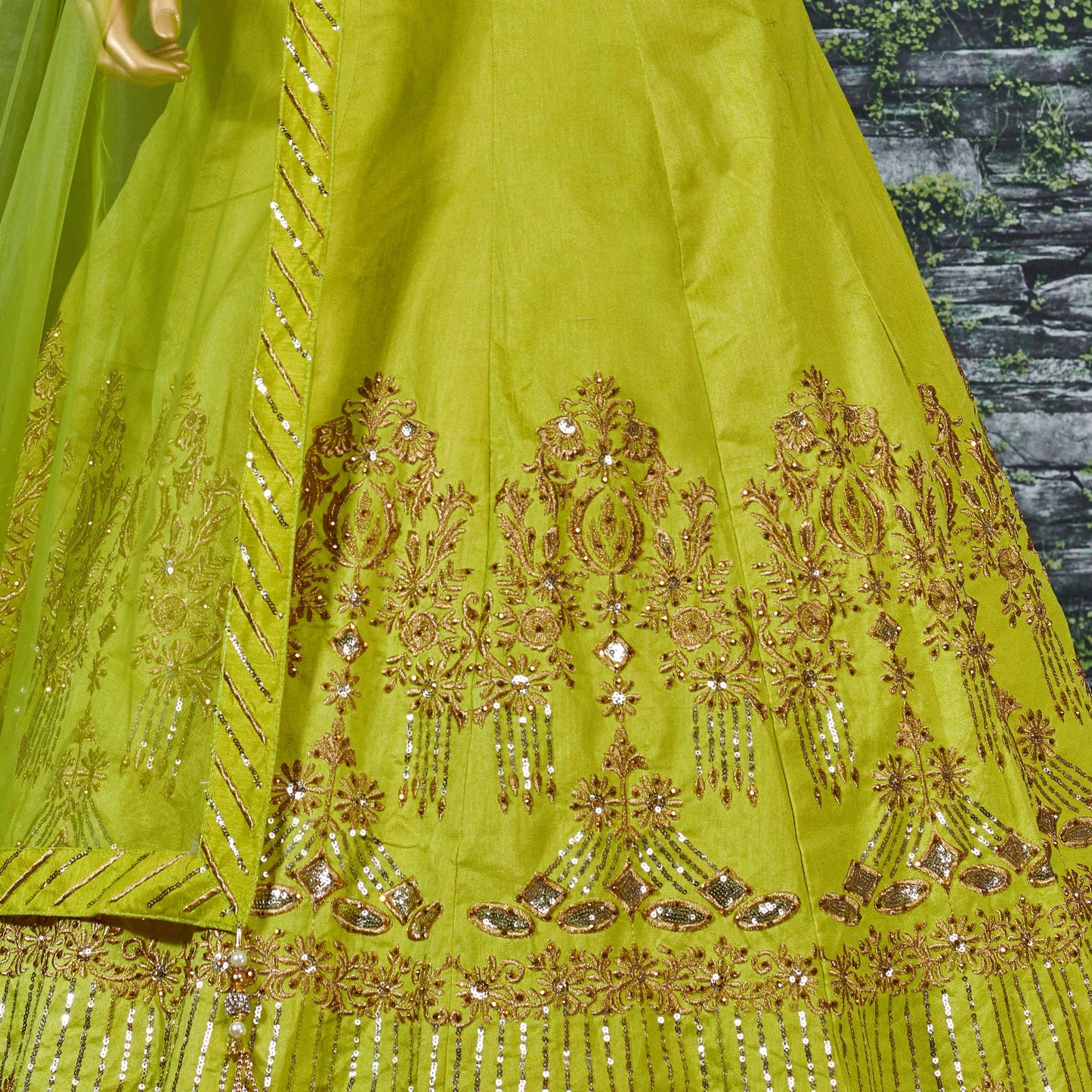 Neon Luxe Banglory Silk Designer Lehenga Choli Set