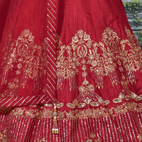 Ruby Royale Banglory Silk Bridal Lehenga Choli Set