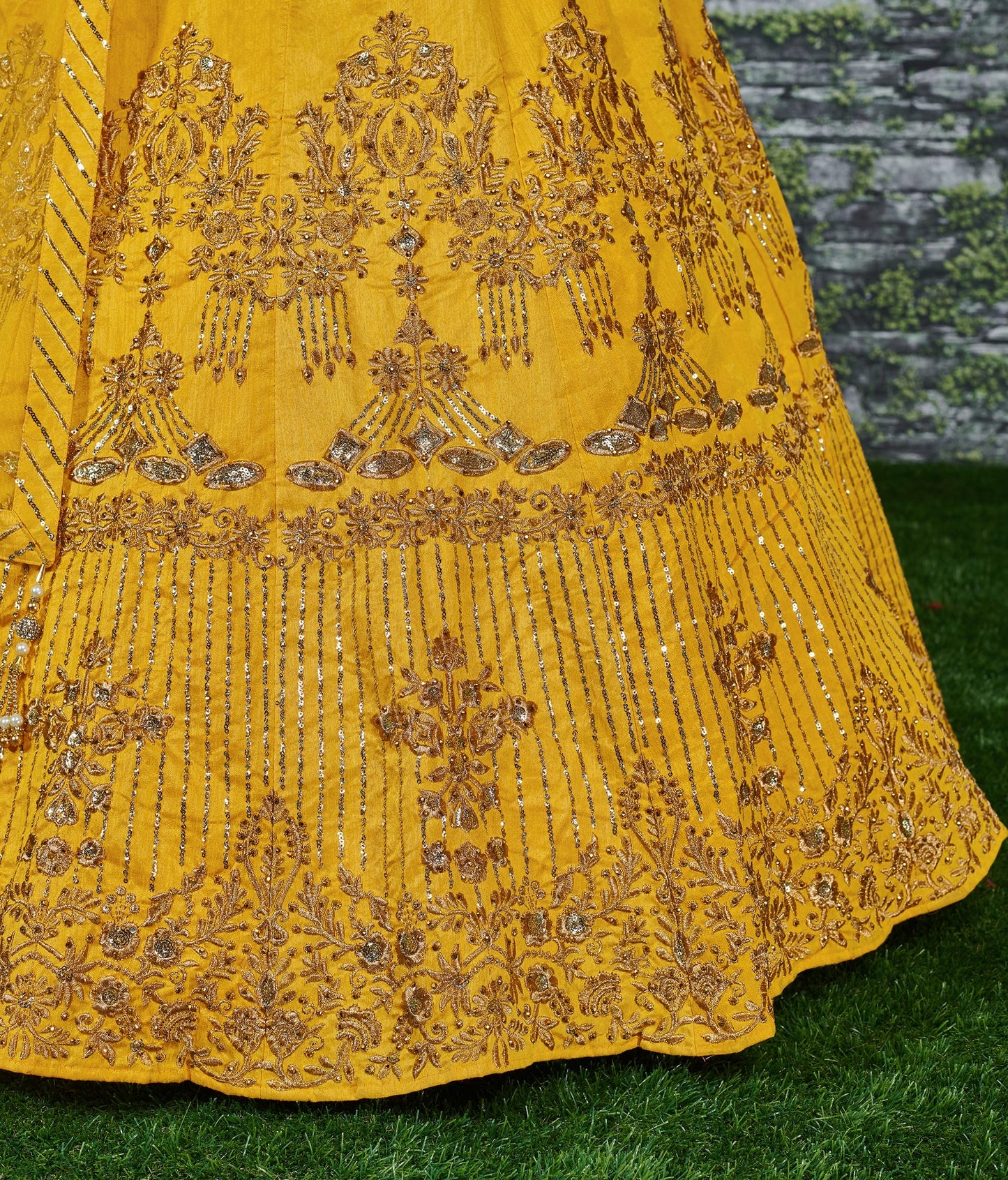 Sunlit Aura Banglory Silk Festive Lehenga Choli Set