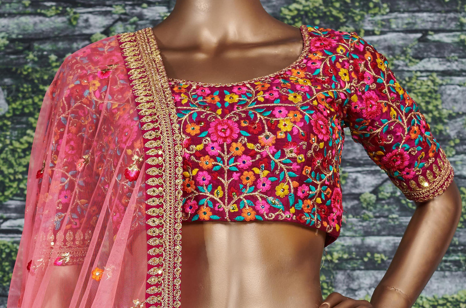 Golden Radiance Mulbury Silk Designer Lehenga Choli Set