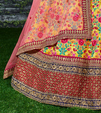 Golden Radiance Mulbury Silk Designer Lehenga Choli Set