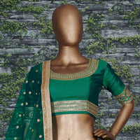 Verdant Noor Art Silk Bridal Lehenga Set