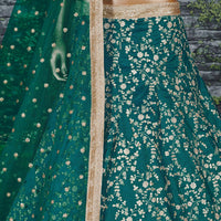 Verdant Noor Art Silk Bridal Lehenga Set