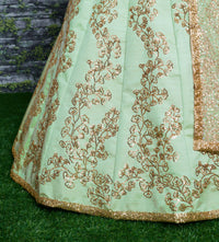 Mint Royale Bamboo Silk Lehenga Set