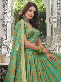 Mint Royale Embroidered Lehenga Set