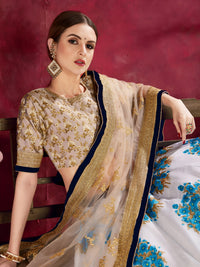 Champagne Grace Banglori Silk Lehenga Set