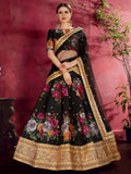 Midnight Royale Banglori Silk Lehenga Set