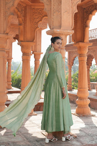 Pista Aura Vichitra Silk Suit Set