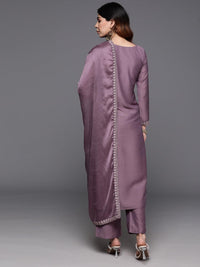 Olive Noor Chanderi Suit Set
