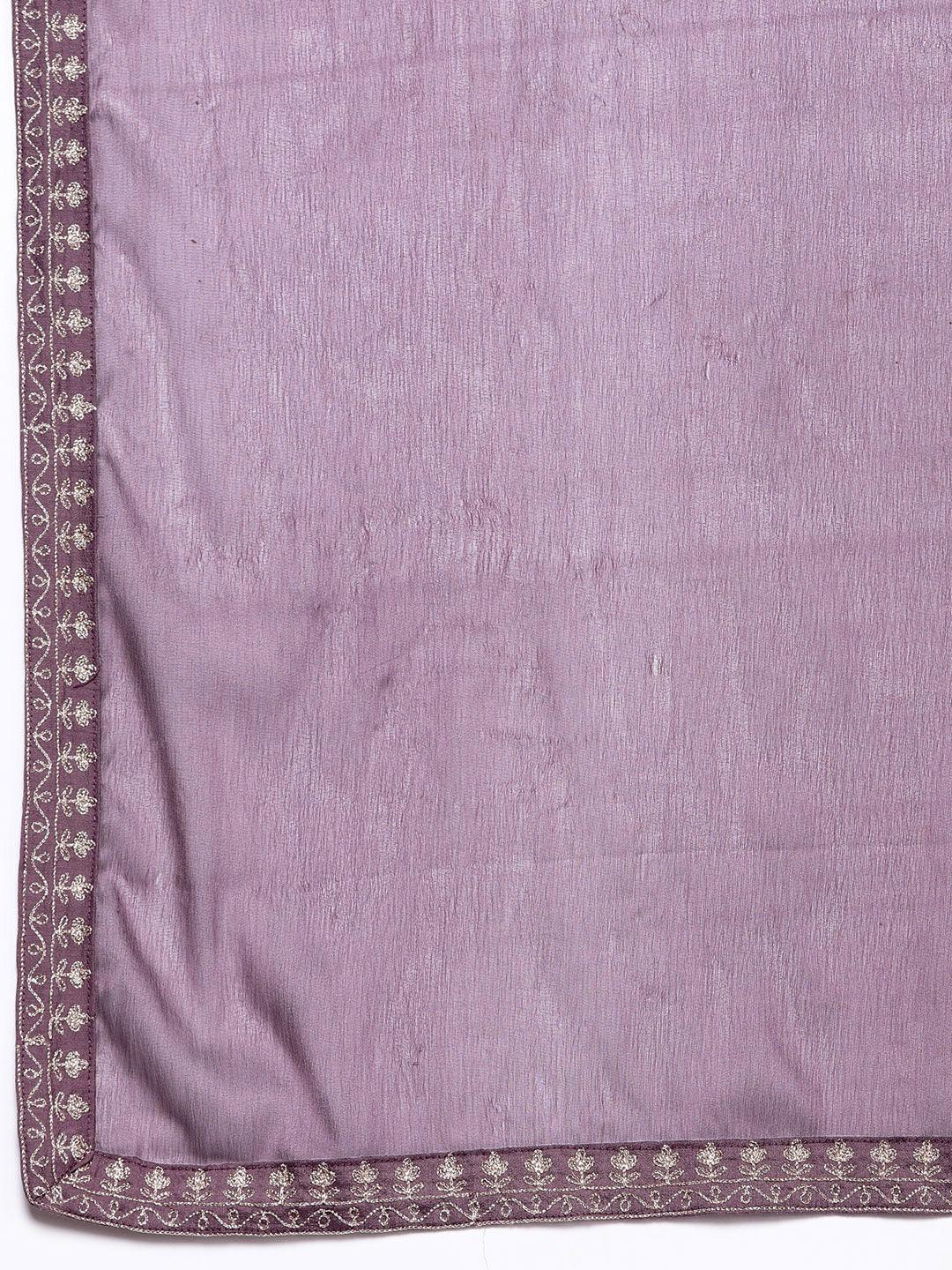 Olive Noor Chanderi Suit Set