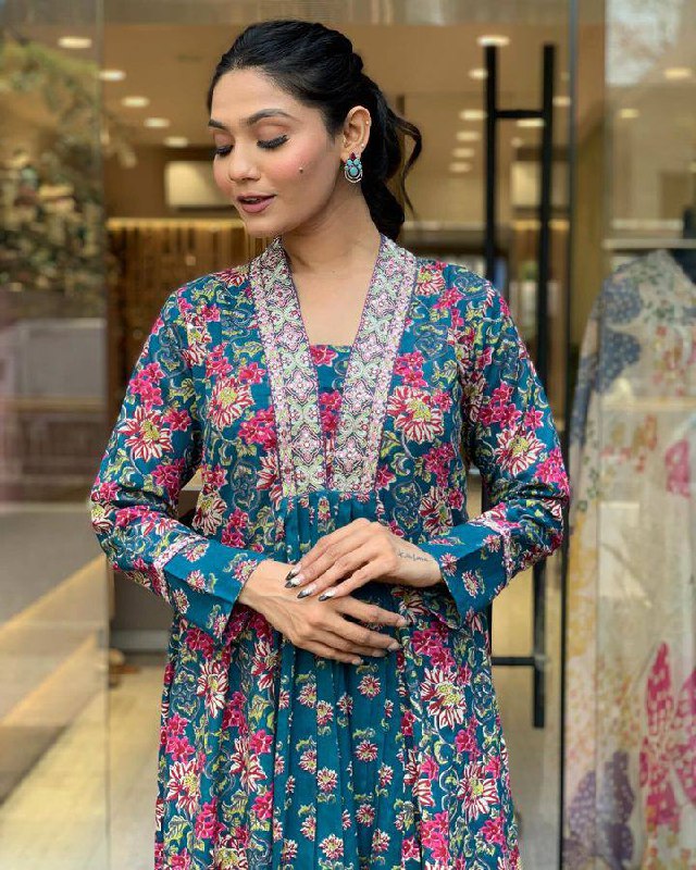 Rama Embroidered Cotton Suit Set