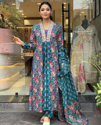 Rama Embroidered Cotton Suit Set