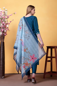 Rama Embroidered Rayon Suit Set
